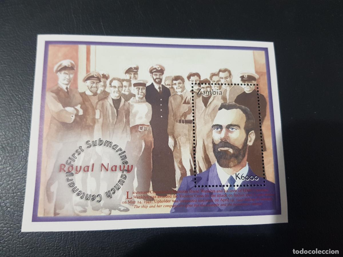 Sellos: 2001 ZAMBIA,CENTENARIO DEL SUBMARINO - Foto 1