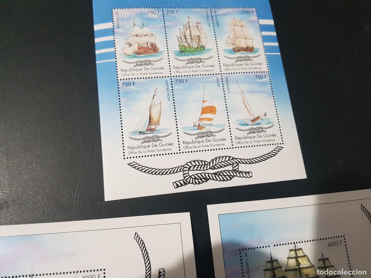 Sellos: 2002 GUINEA,BARCOS Y NUDOS MARINOS - Foto 2