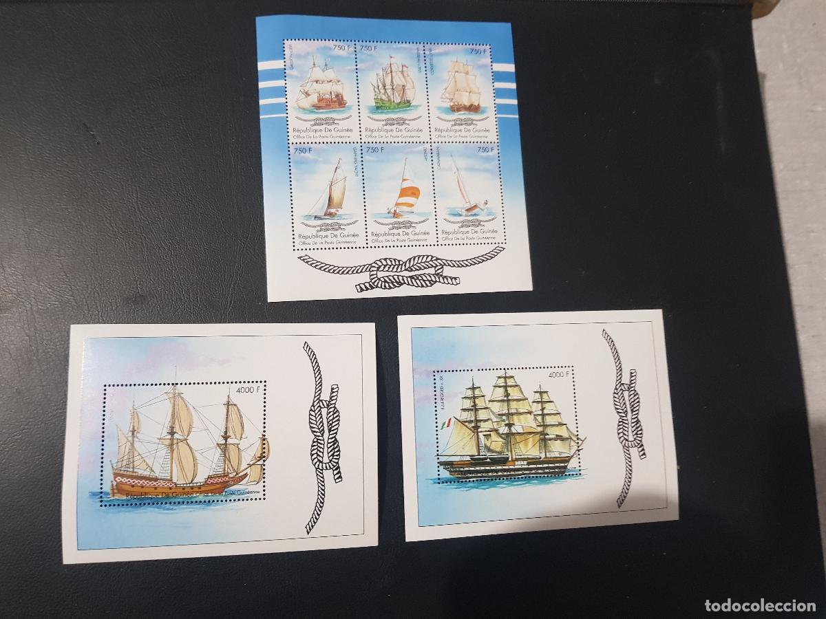 Sellos: 2002 GUINEA,BARCOS Y NUDOS MARINOS - Foto 1
