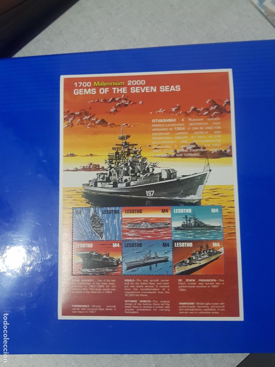 Sellos: BARCOS-LESHOTO A&Ntilde;O 1999 - Foto 1