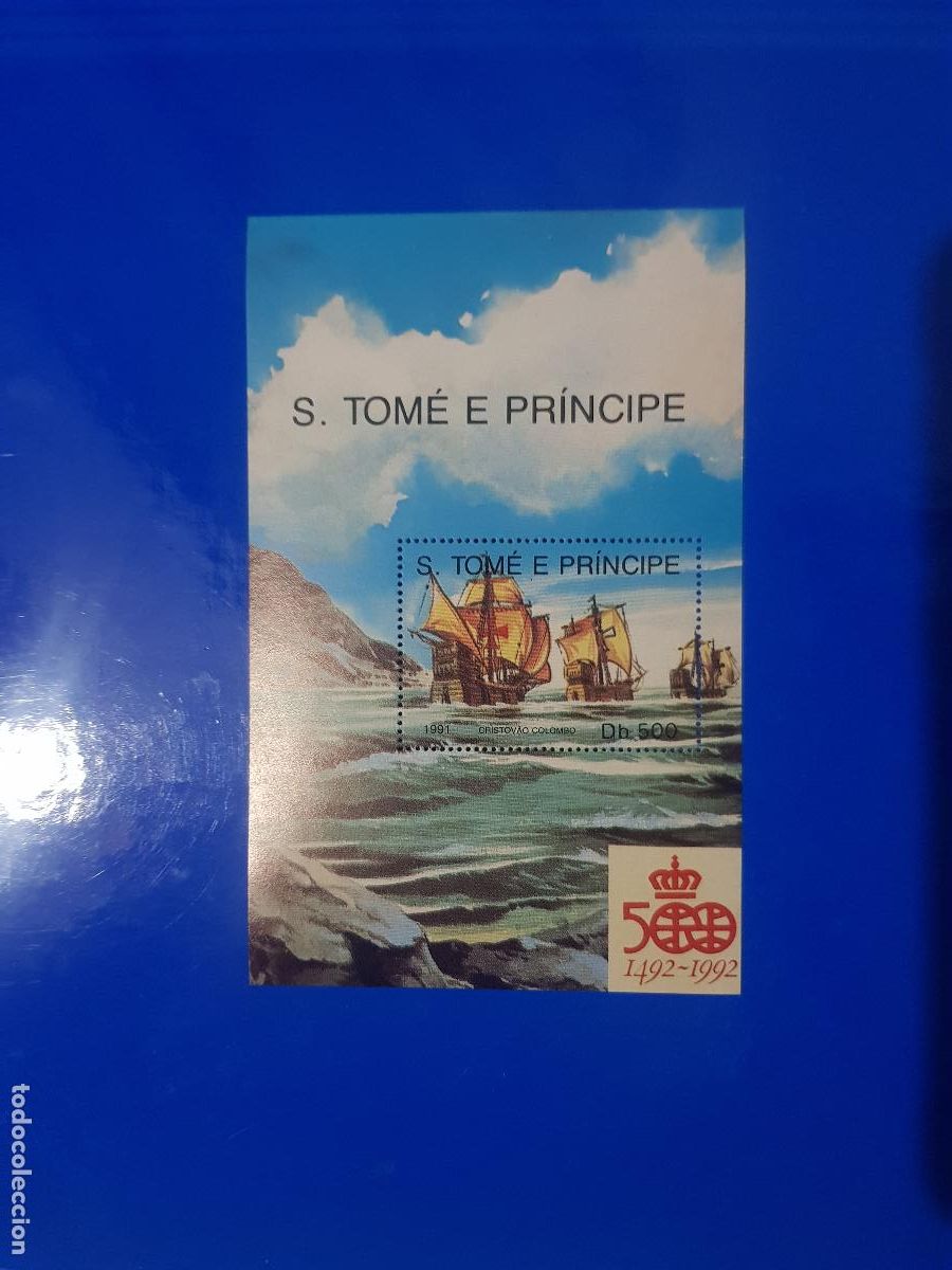 Sellos: BARCOS-S.TOME PRINCIPE 1991 - Foto 1