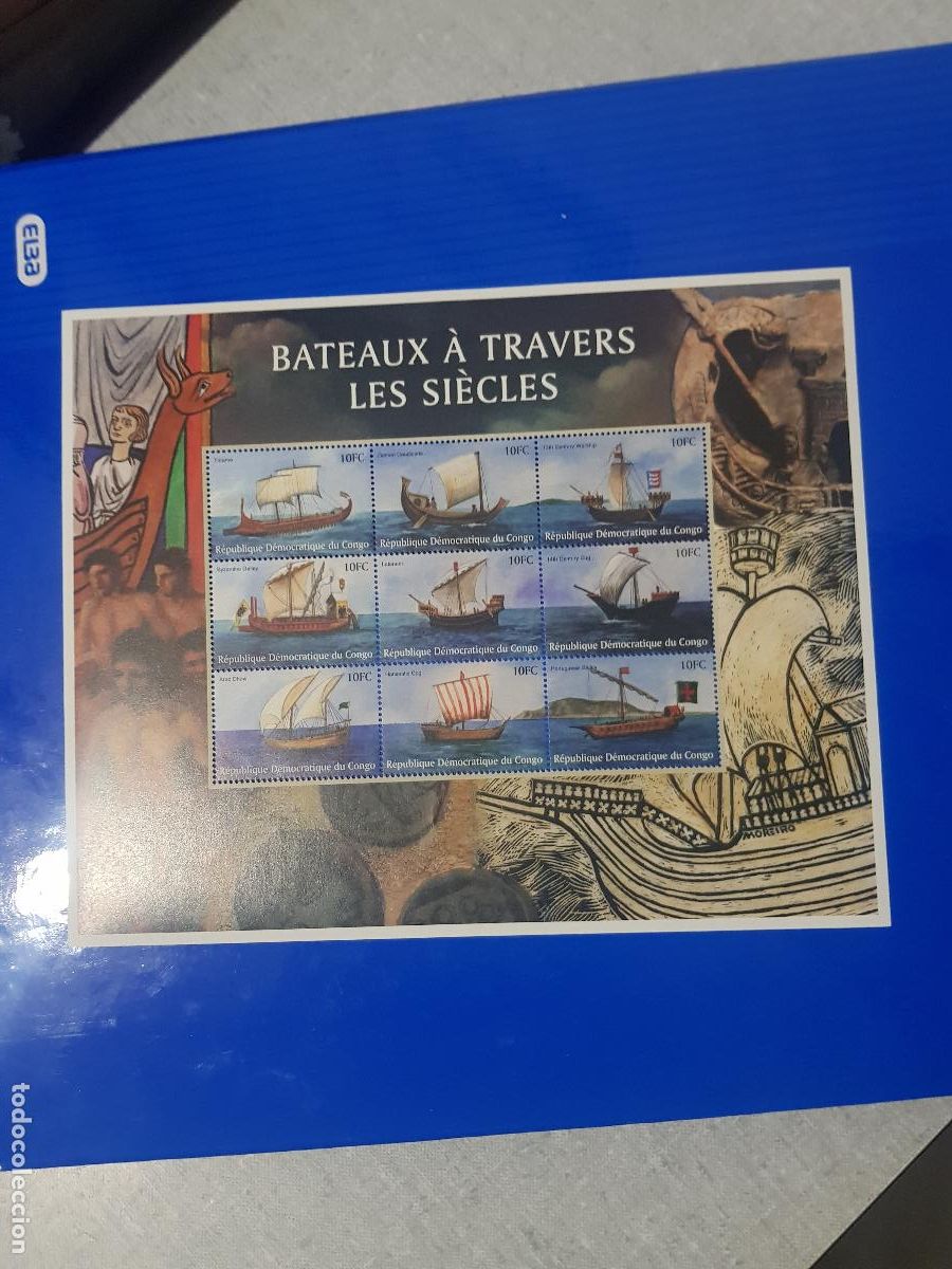 Sellos: BARCOS-REPUBLICA DEMOCRATICA DEL CONGO 2001 - Foto 1