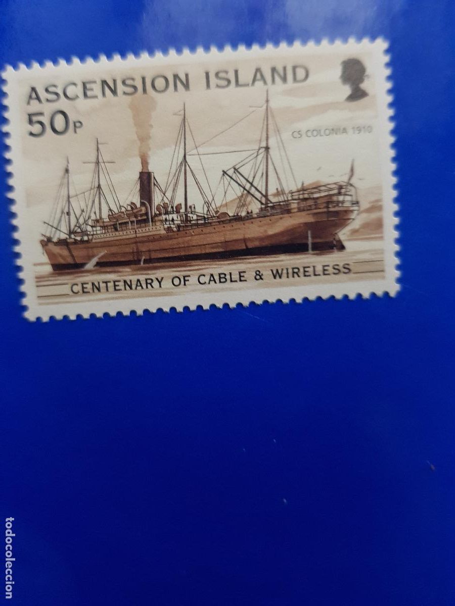 Sellos: ISLA ASCENSION TEMA BARCOS 2002 - Foto 1