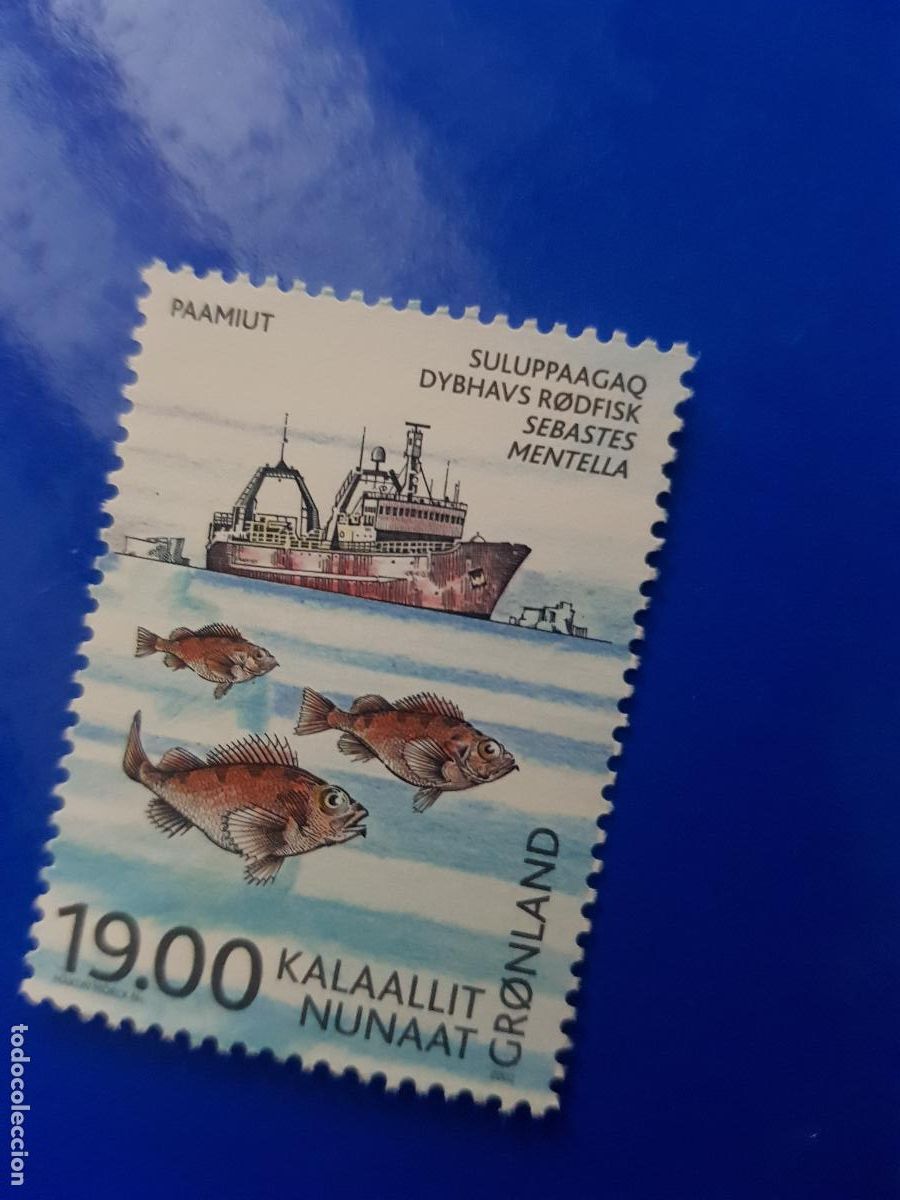 Sellos: GROELANDIA TEMA BARCOS 2002 - Foto 1
