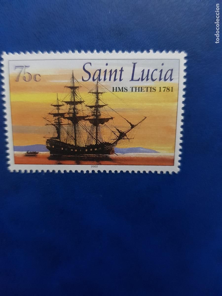 Sellos: SANTA LUCIA TEMA BARCOS 2002 - Foto 1