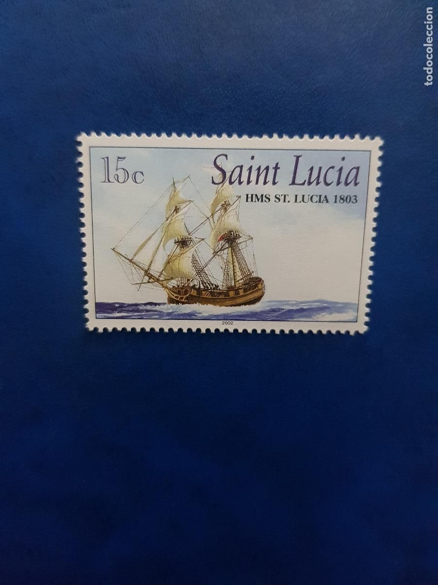 Sellos: SANTA LUCIA TEMA BARCOS 2002 - Foto 1