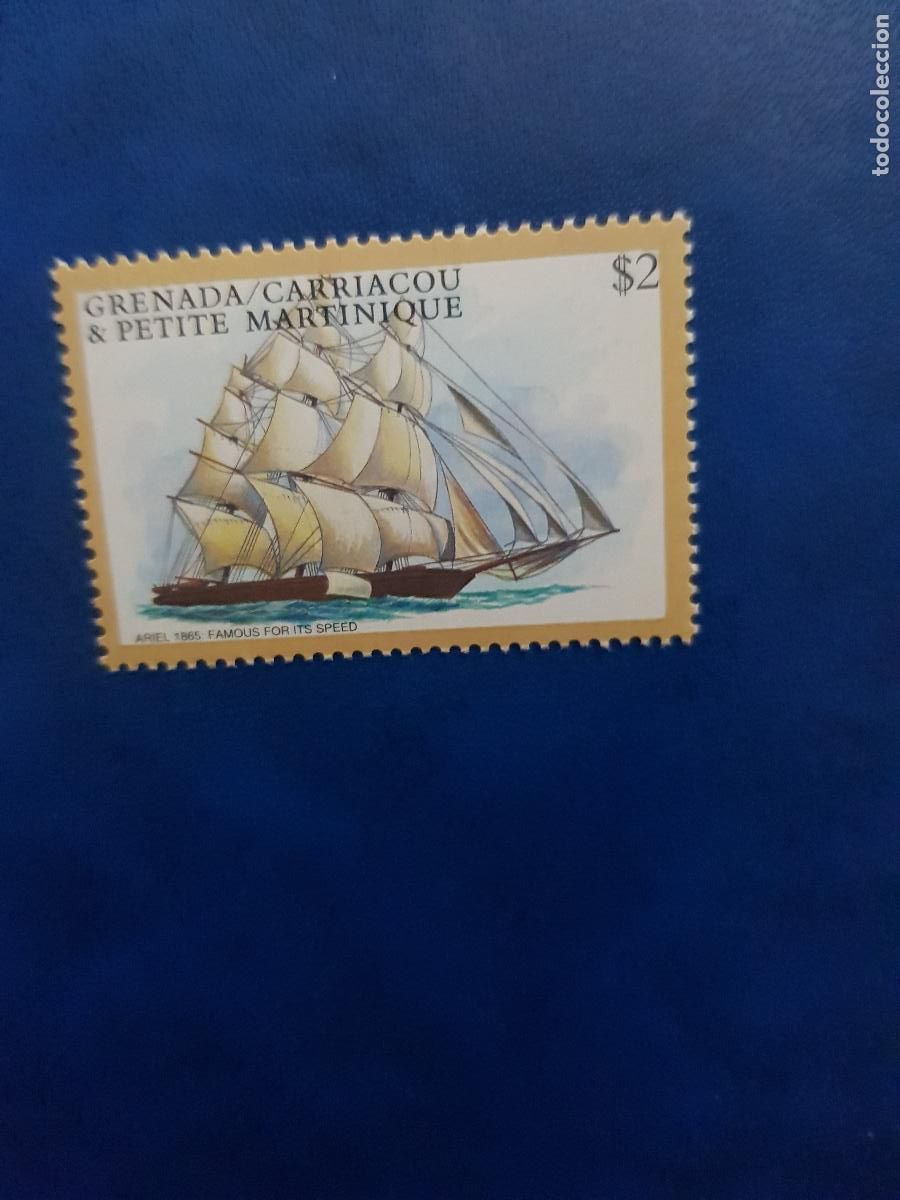 Sellos: GRENADA MARTINICA TEMA BARCOS 2001 - Foto 1