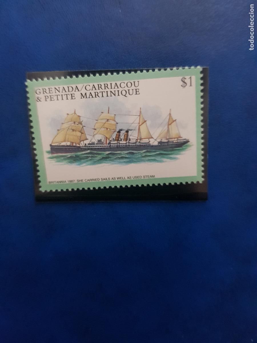 Sellos: GRENADA MARTINICA TEMA BARCOS 2001 - Foto 1
