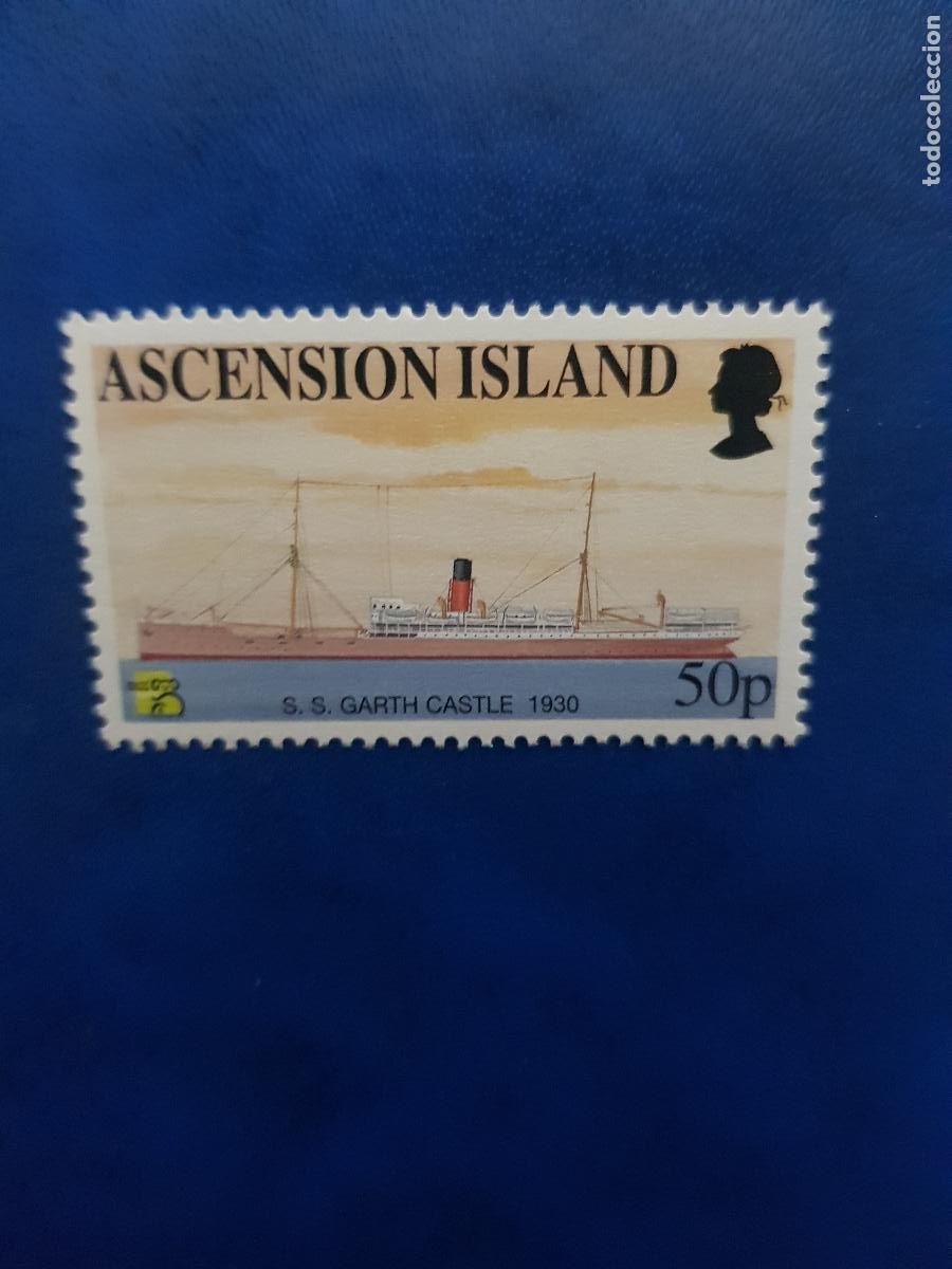 Sellos: ASCENSION TEMA BARCOS 199 - Foto 1