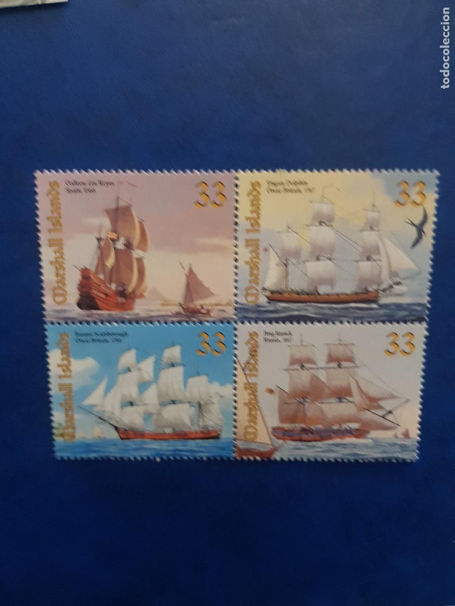 Sellos: ISWLAS MARSHALL TEMA BARCOS 1999 - Foto 1