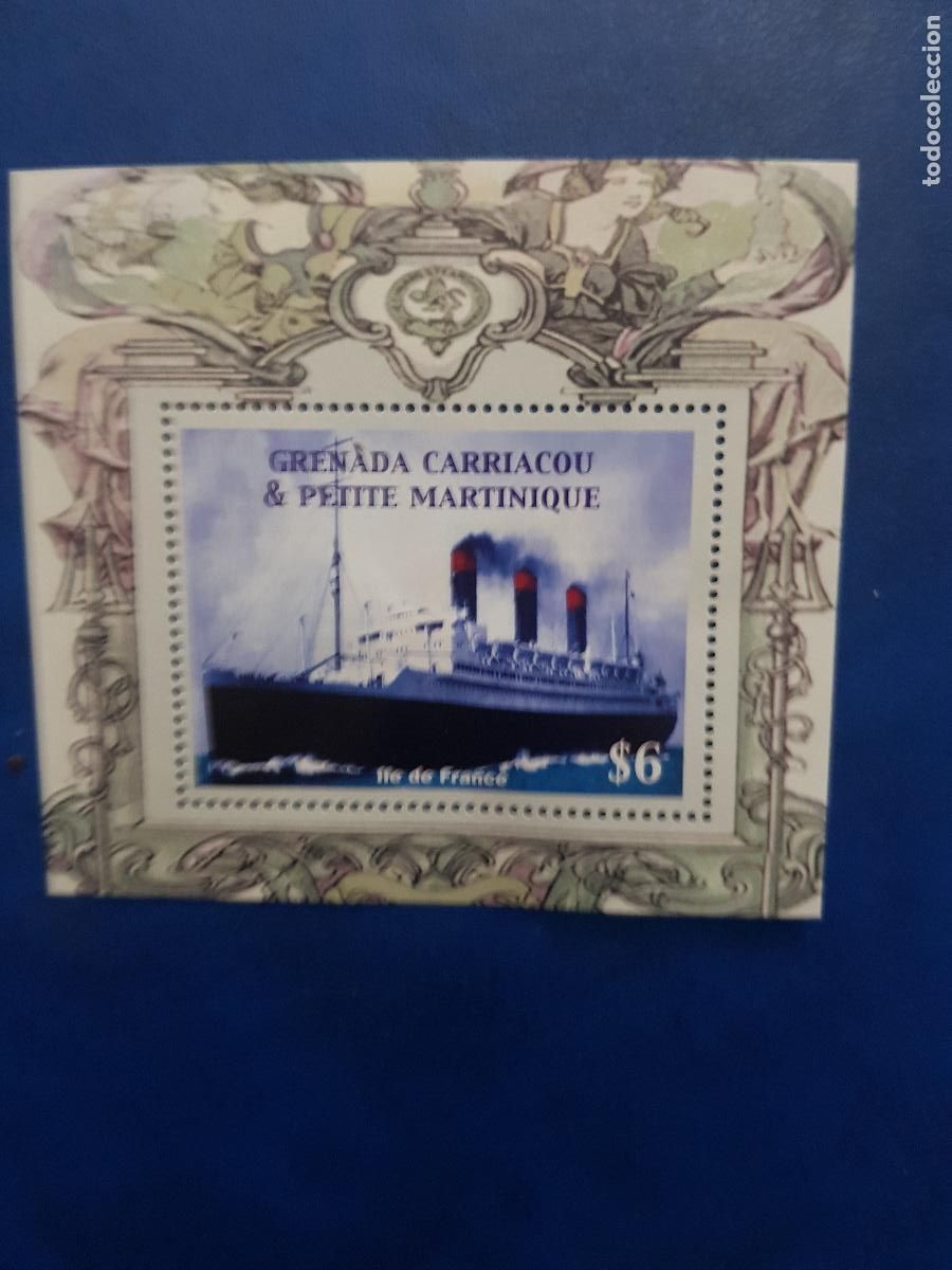 Sellos: GRENADA MARTINIQUE TEMA BARCOS 2004 - Foto 1