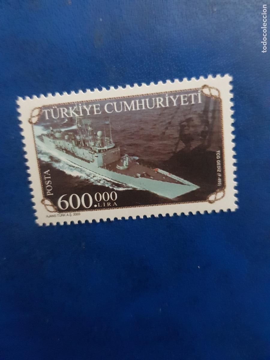 Sellos: TURQUIA TEMA BARCOS 2003 - Foto 1