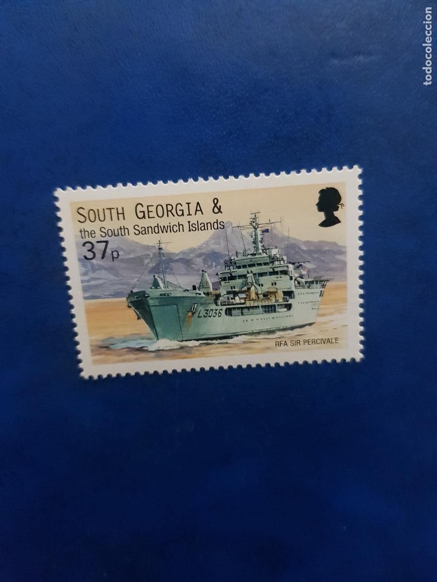 Sellos: GEORGIA SUR TEMA BARCOS 2001 - Foto 1