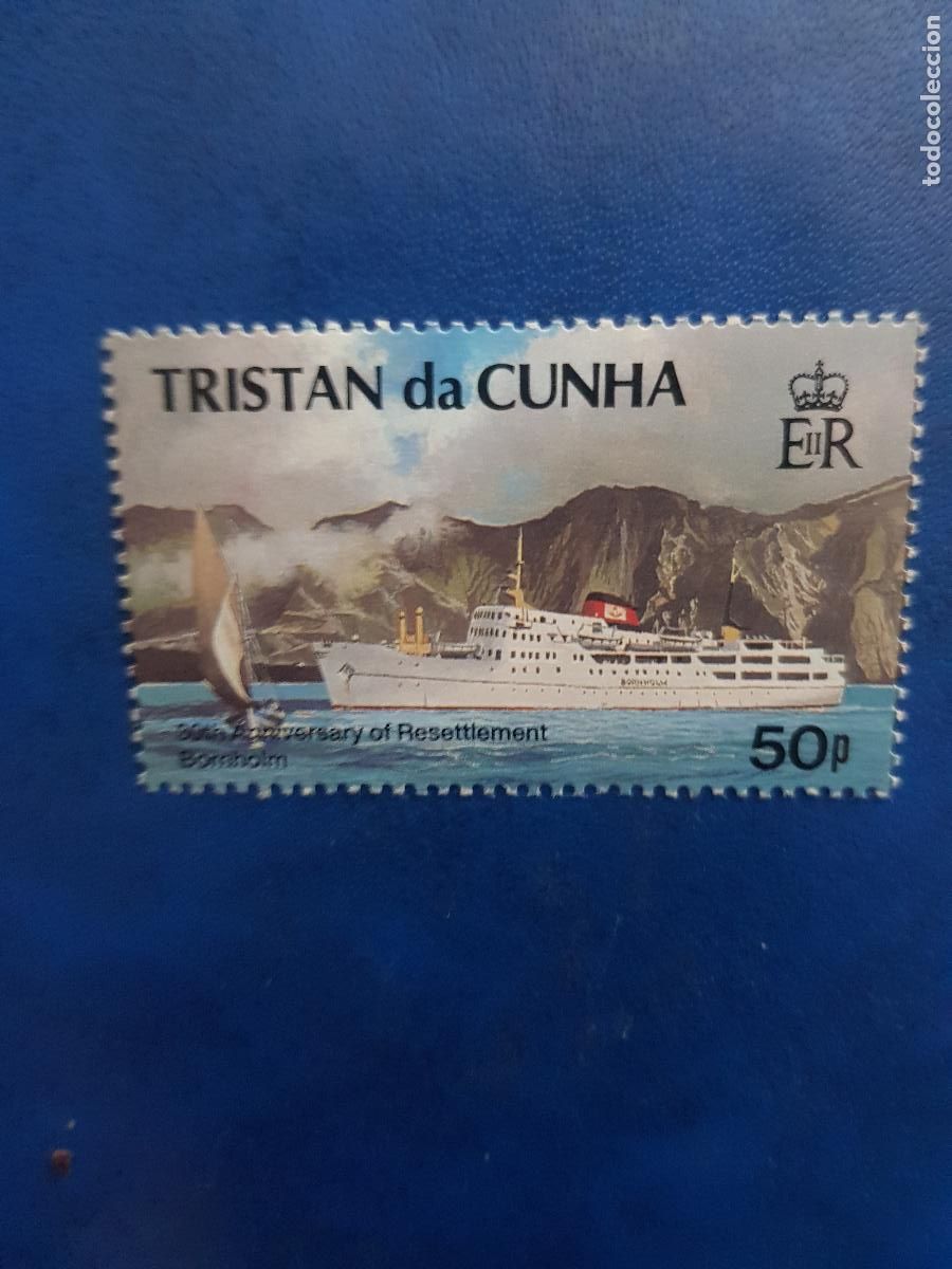 Sellos: TRISTAN DEACU&Ntilde;A TEMA BARCOS 1993 - Foto 1