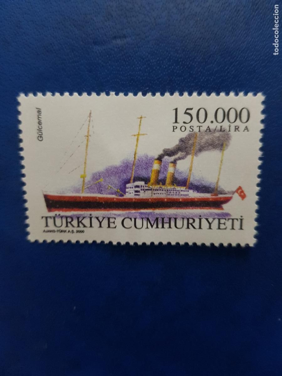 Sellos: TURQUIA TEMA BARCOS 2000 - Foto 1