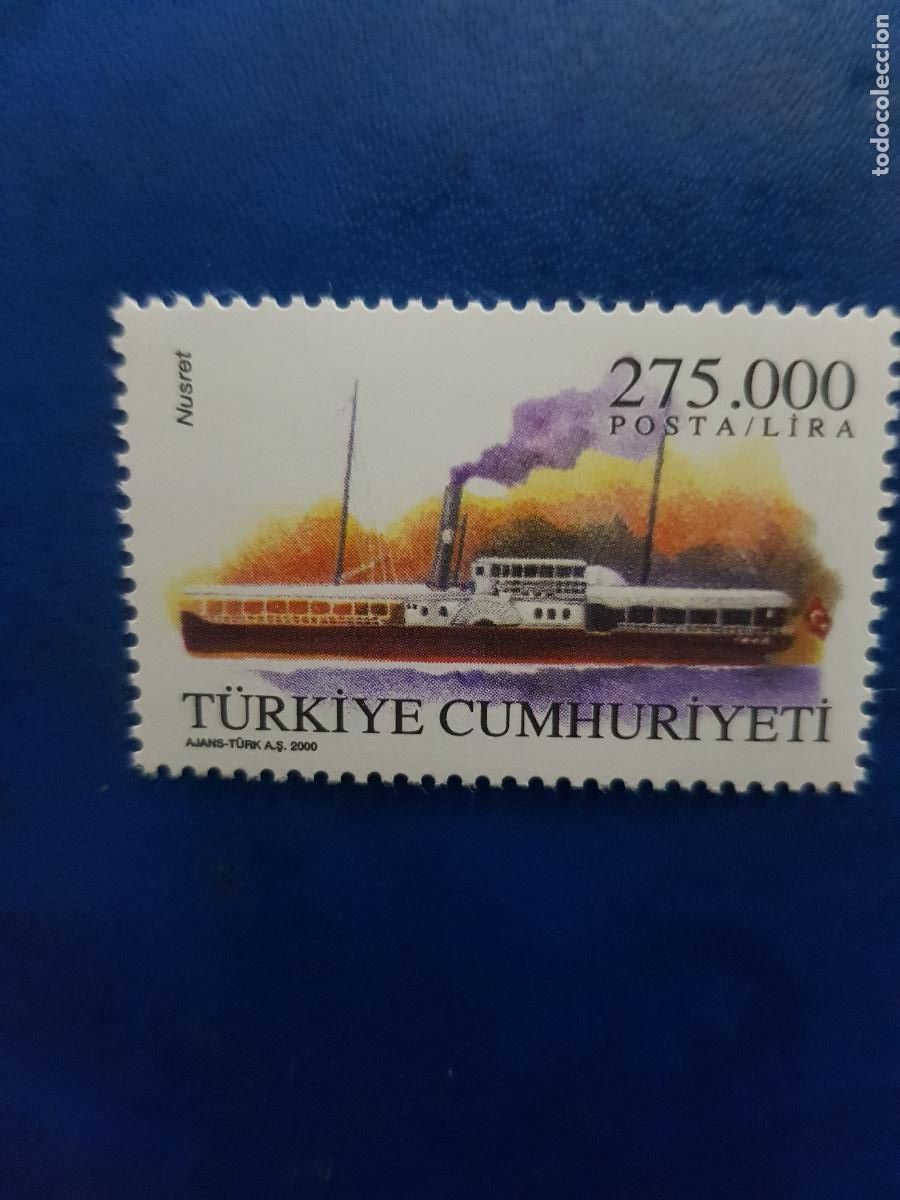 Sellos: TURQUIA TEMA BARCOS 2000 - Foto 1