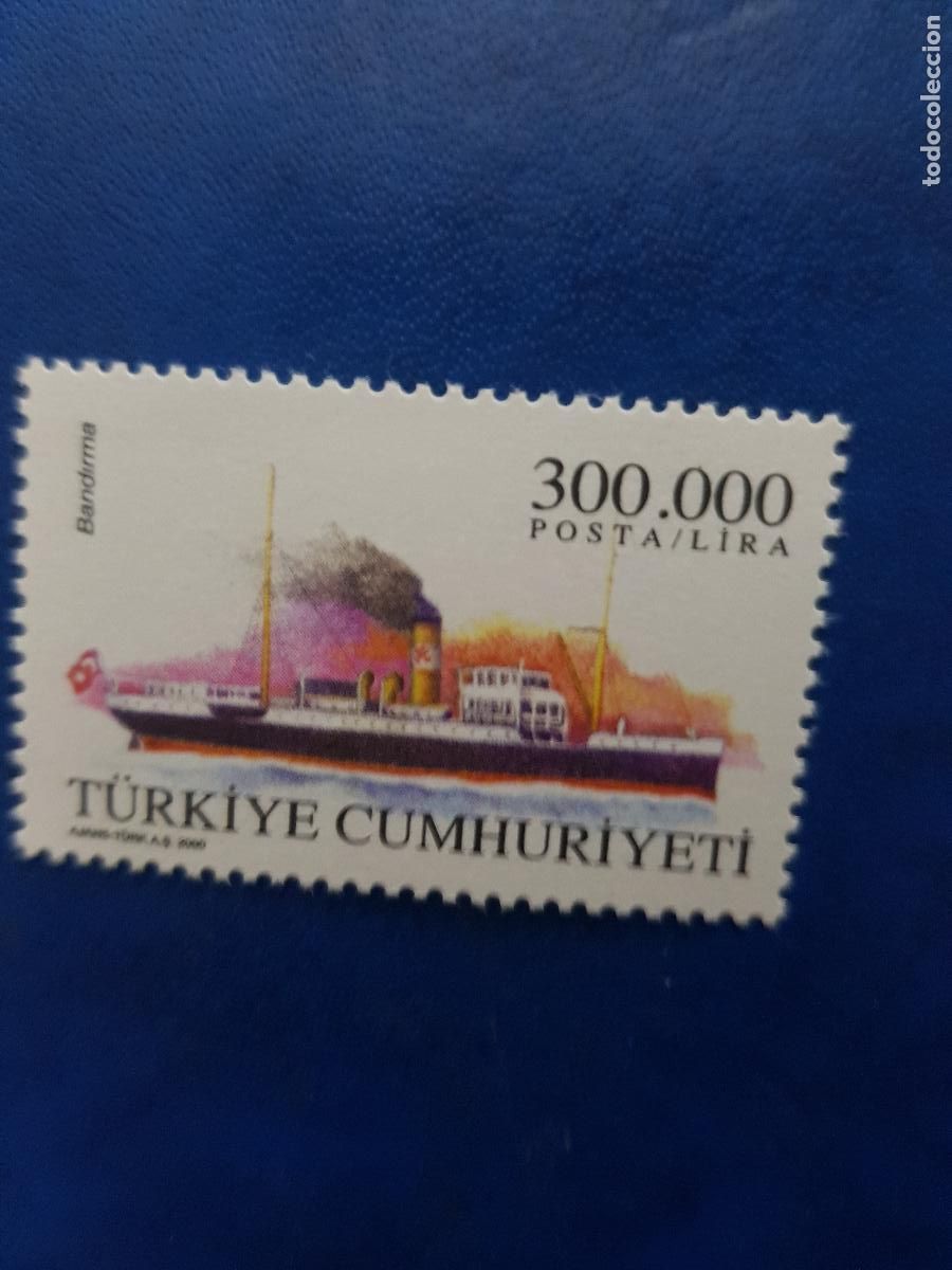Sellos: TURQUIA TEMA BARCOS 2000 - Foto 1