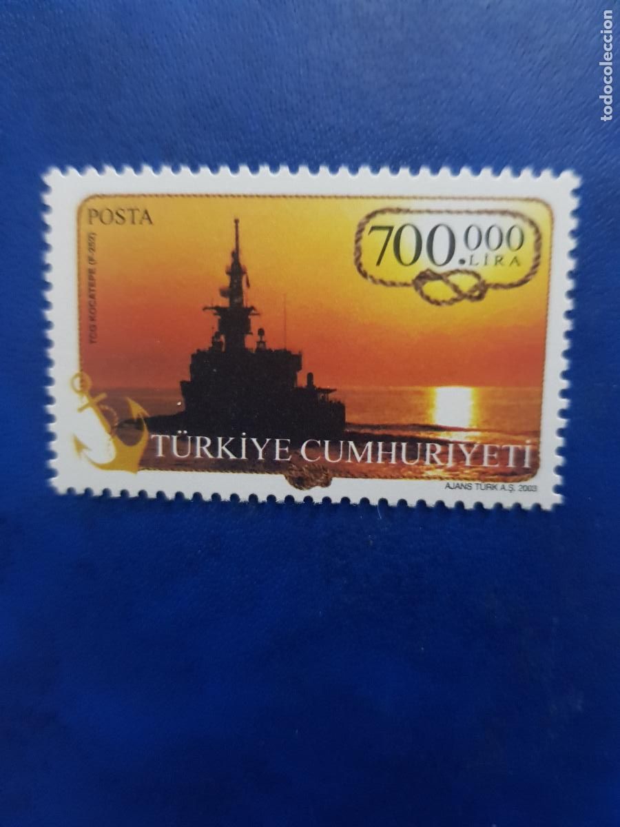 Sellos: TURQUIA TEMA BARCOS 2000 - Foto 1