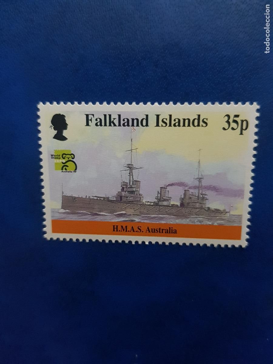 Sellos: FALKLAND ISLAND TEMA BARCOS 1999 - Foto 1