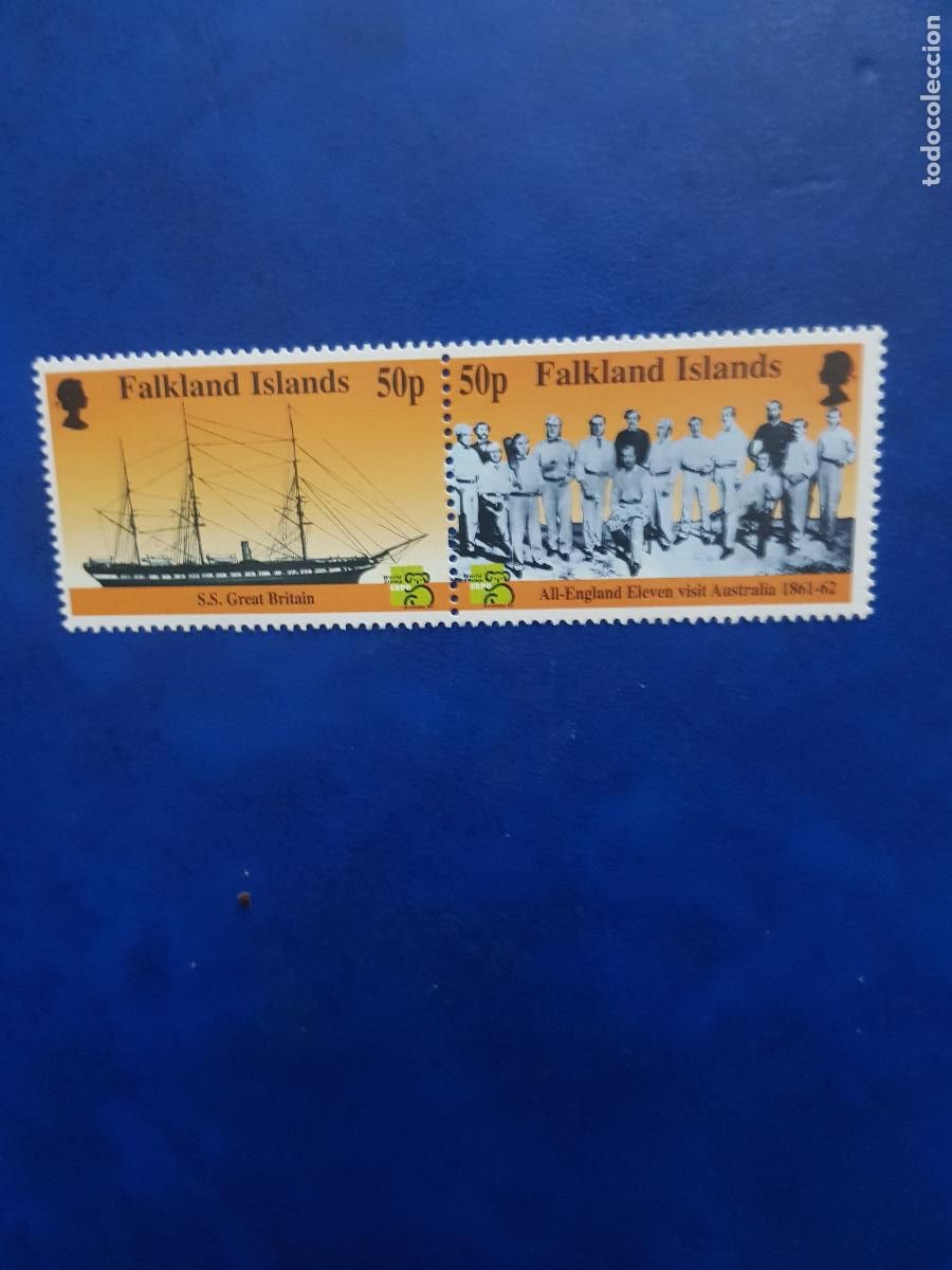 Sellos: FALKLAND ISLAND TEMA BARCOS 1999 - Foto 1