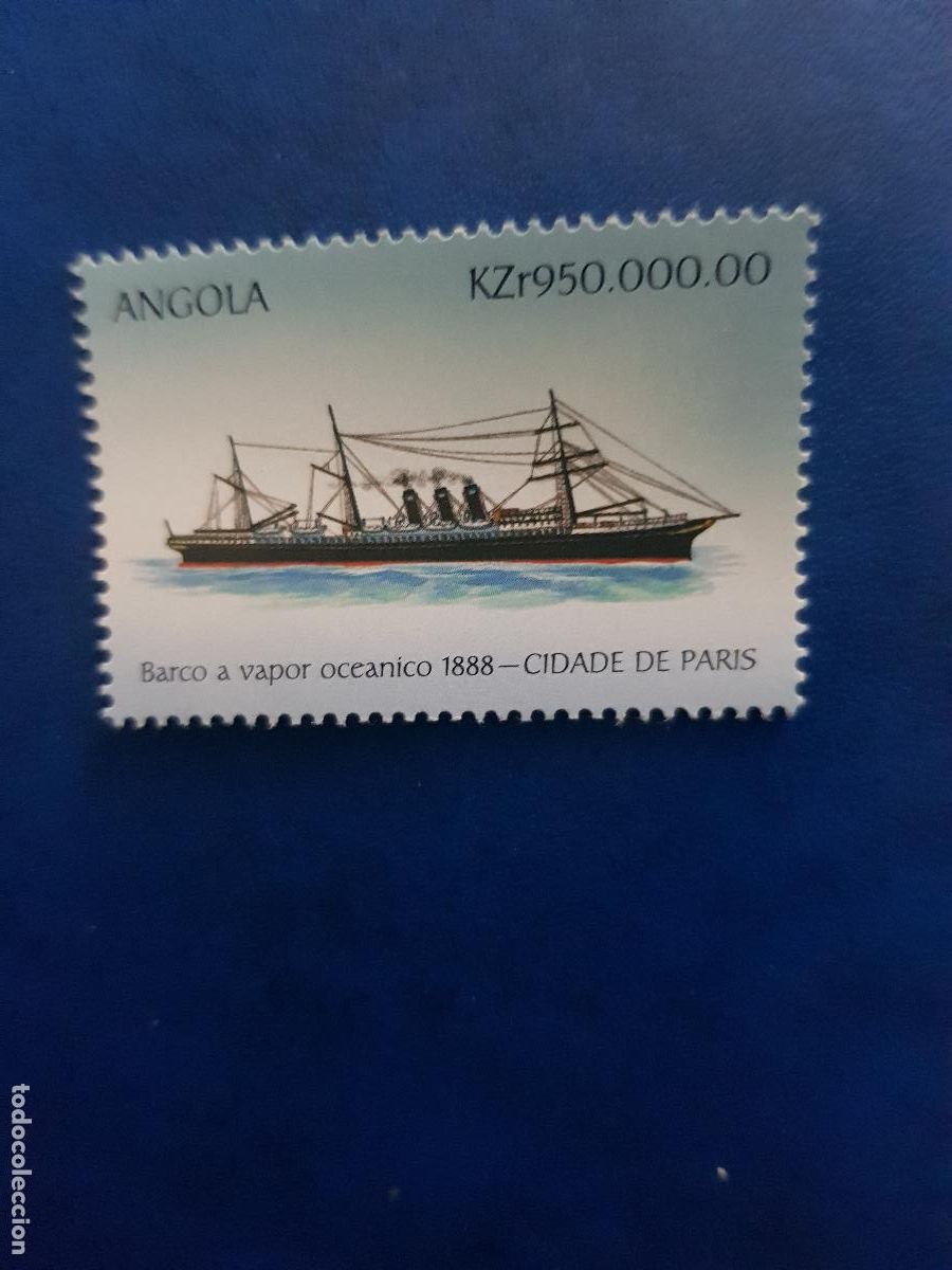 Sellos: ANGOLA TEMA BARCOS 1996 - Foto 1