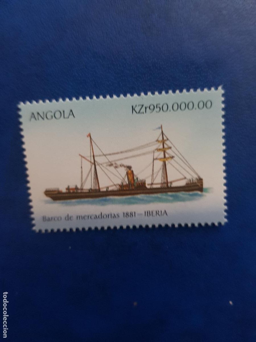 Sellos: ANGOLA TEMA BARCOS 1996 - Foto 1