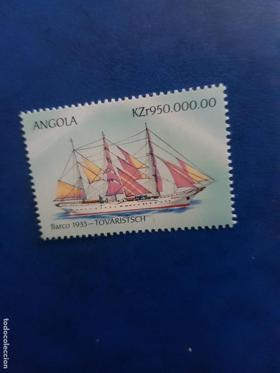 Sellos: ANGOLA TEMA BARCOS 1996 - Foto 1