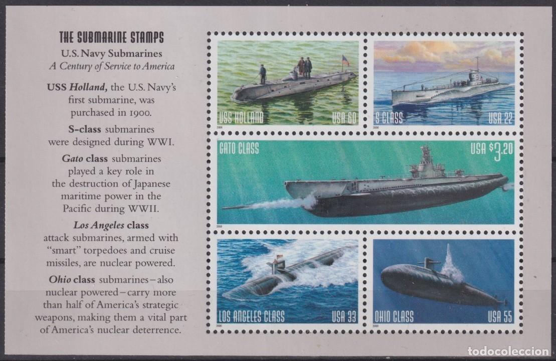 Sellos: F-EX61382 USA US MNH 2000 SUBMARINE U-BOOT. - Foto 1