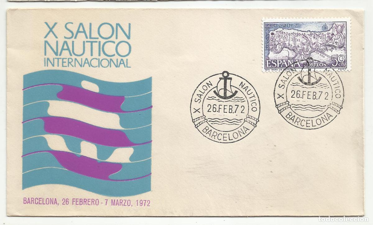 Sellos: SPD SALON NAUTICO INTERNACIONAL 1972 BARCELONA