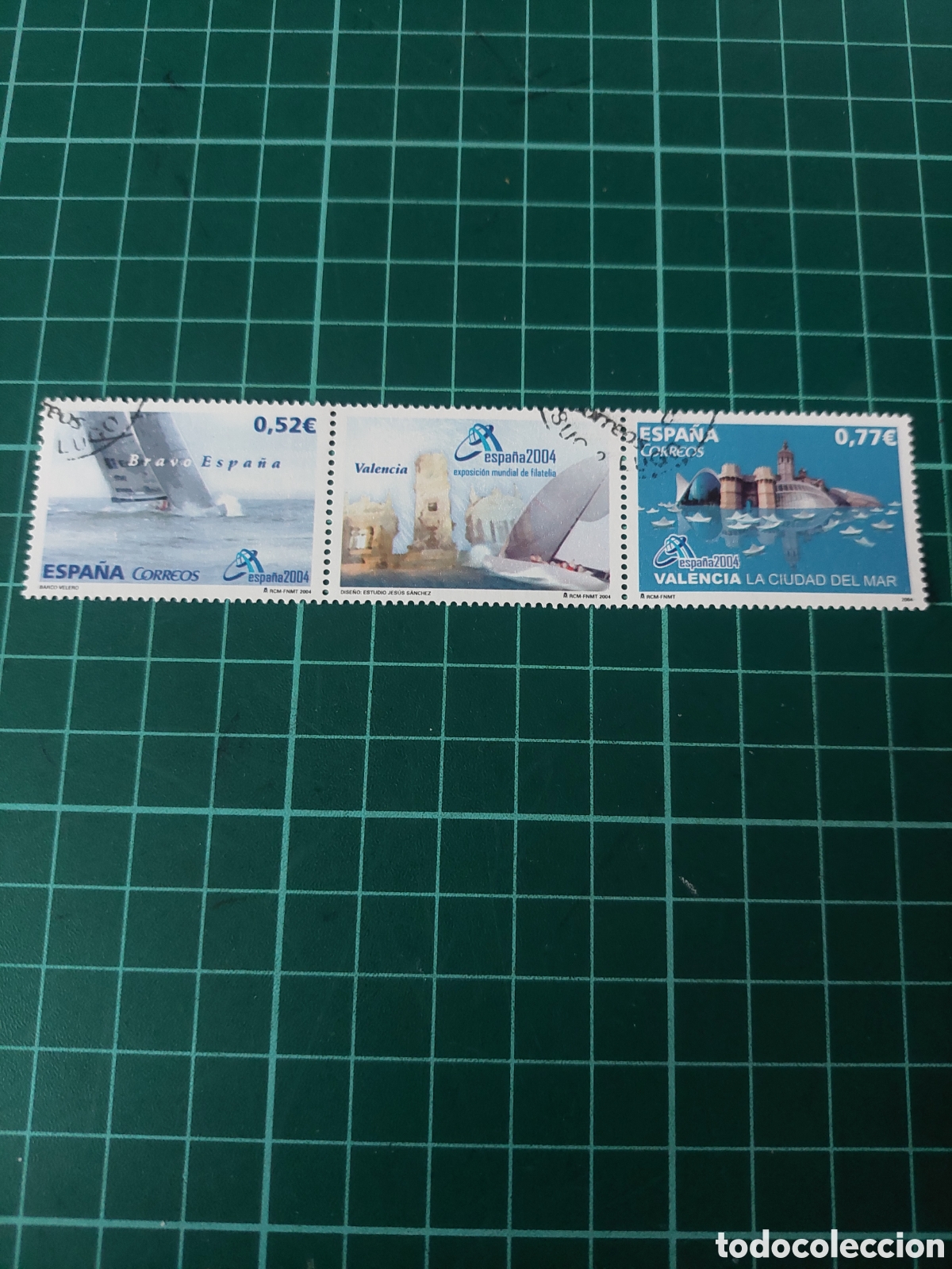 Sellos: 2004 Edifil 4092/3 Valencia ciudad del mar arquitectura, barcos dise&ntilde;o usados lujo