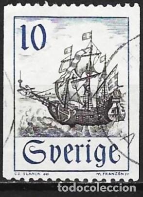Sellos: Suecia 1967 - Mi 591C - YT 575 - Velero mercante