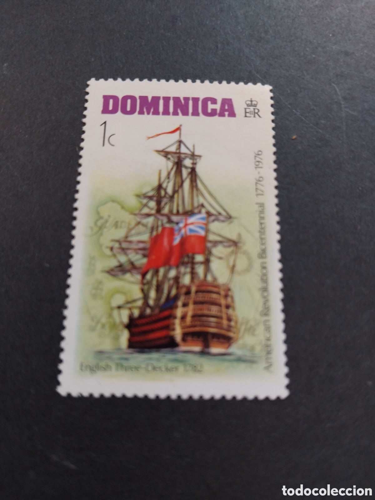 Sellos: Dominica. Bicentenario del la independencia de Estados Unidos.