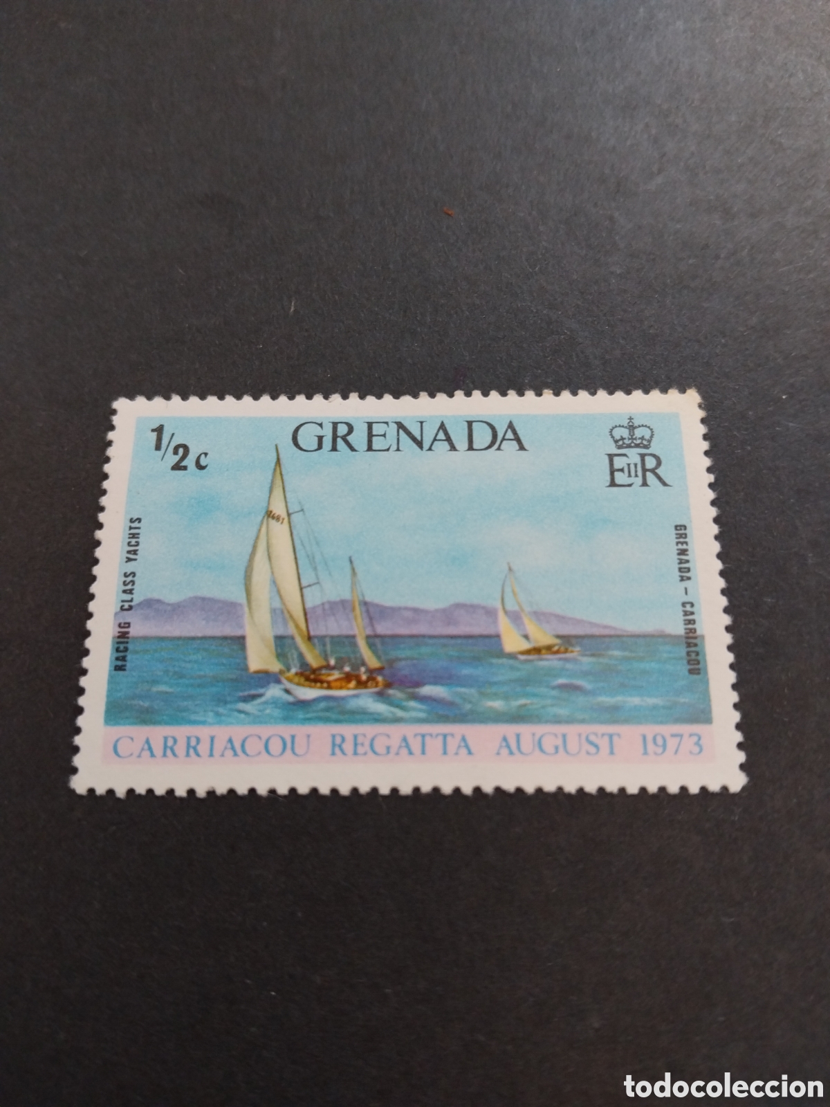 Sellos: Grenada. 1973. Barcos. Regata &rdquo;Carriacow&rdquo;