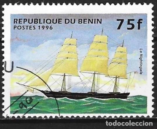 Sellos: Benin 1996 - Mi 801 - YT 710 AK - El velero &rdquo; Nightingale &rdquo;