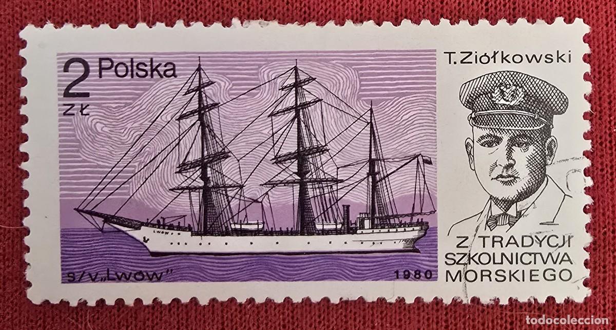Sellos: SELLO USADO POLONIA 1980 TEMATICA BARCOS - NAVIOS