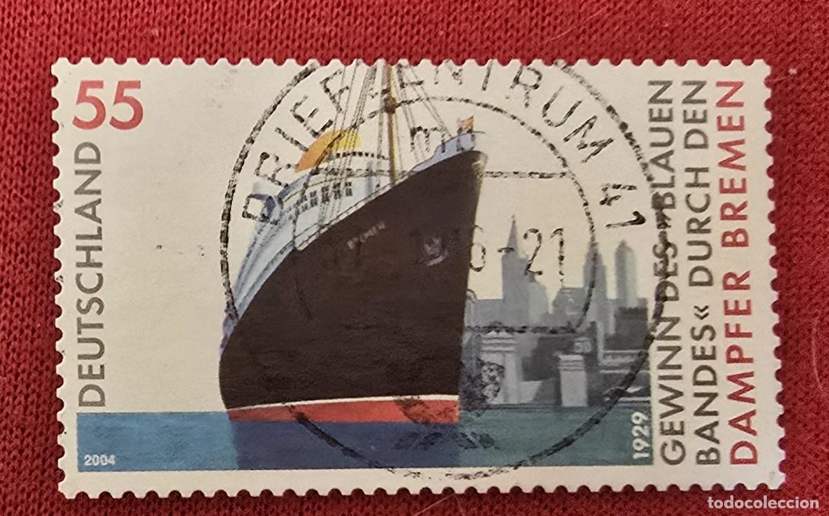 Sellos: SELLO USADO ALEMANIA 2004 - BARCO NAVIO - BARCO DE PASAJEROS