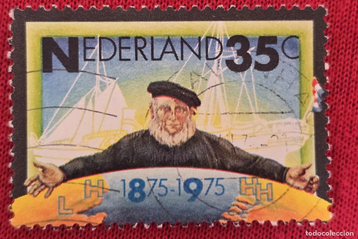 Sellos: SELLO USADO HOLANDA 1975 - BARCO Middelburg
