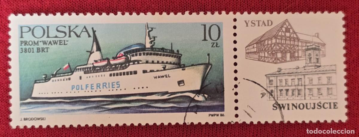 Sellos: SELLO USADO 1986 BARCOS, NAVES - WAWEL
