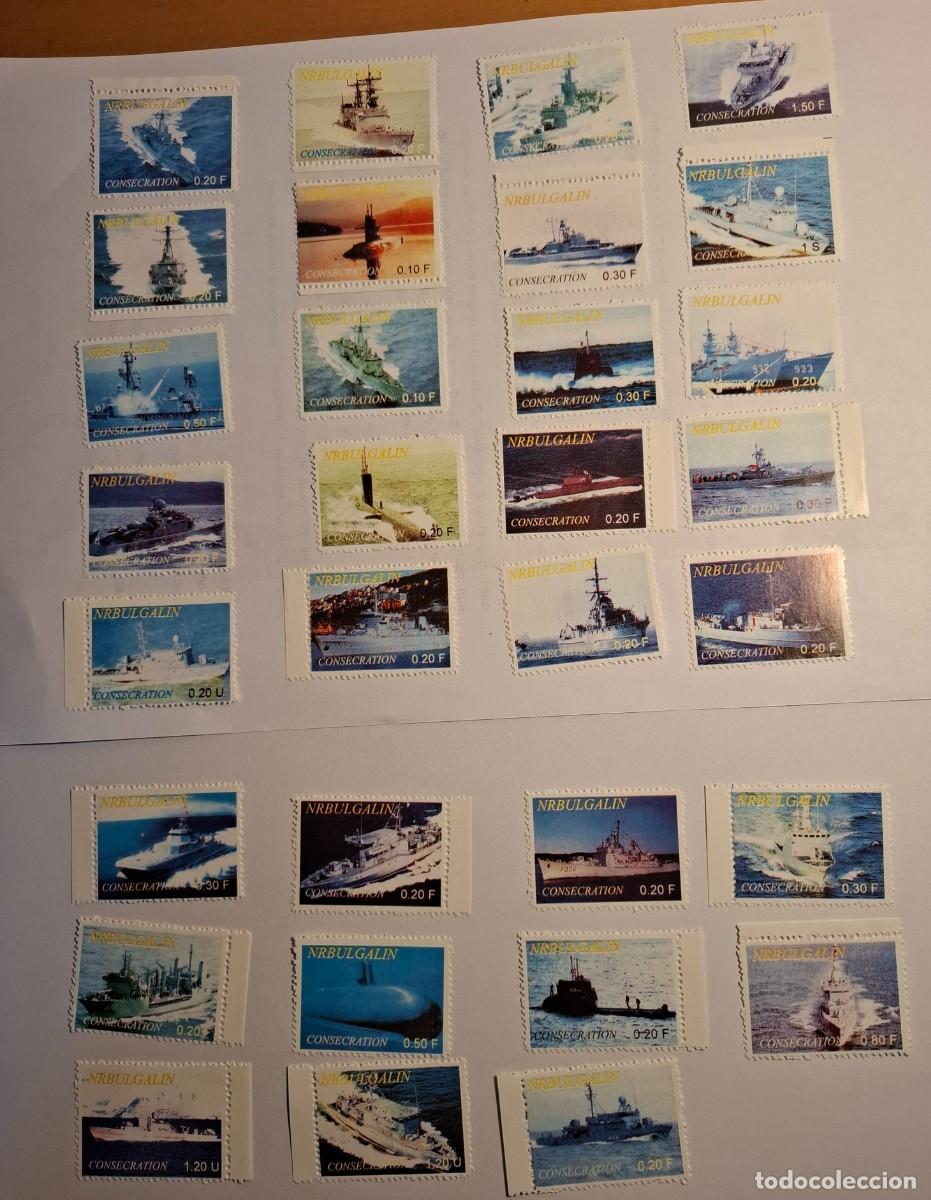 Stamps: UN LOTE DE SELLOS TEM&Agrave;TICA BARCOS.