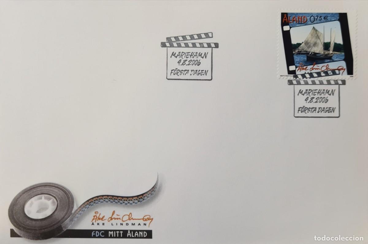 Stamps: Sobre de primer d&iacute;a de Aland 2006: cine