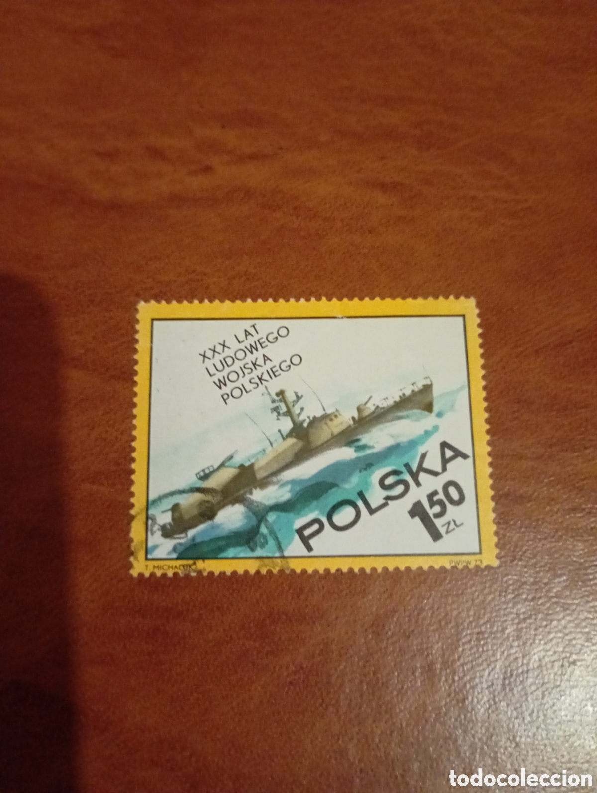 Sellos: POLONIA 1973 barcos USADO -30 Aniv. Ej&eacute;rcito Popular de Polonia