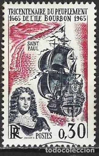 Sellos: Francia 1965 - Mi 1525 - YT 1461 - El velero &rdquo; Taureau &rdquo;