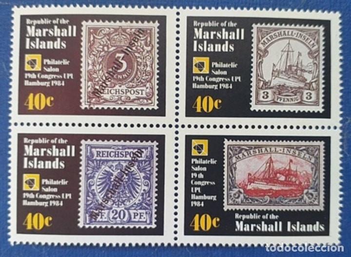 Sellos: Sellos Islas Marshall 1988 51/54 Barcos 4v. Nuevos