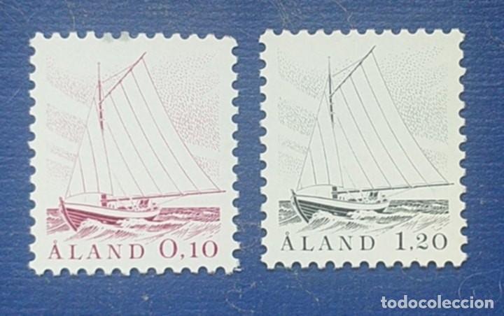 Sellos: Sellos Aland 1985 Barcos 2/9 2v. Nuevos