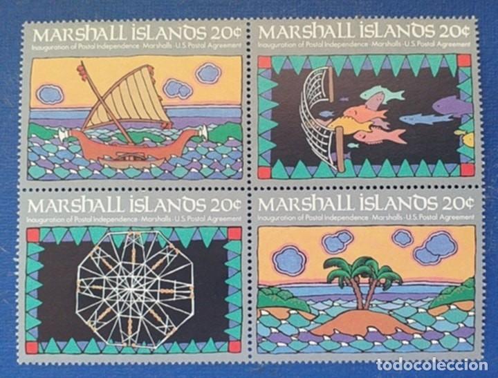 Sellos: Sellos Islas Marshall 1984 Barcos 4v. Nuevos