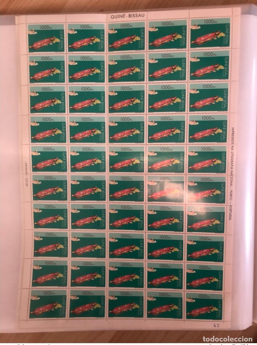 Timbres: Guinea-Bis&aacute;u Guinea 1992 Mi. 1173 1000P Kanus Boat Canoas MNH