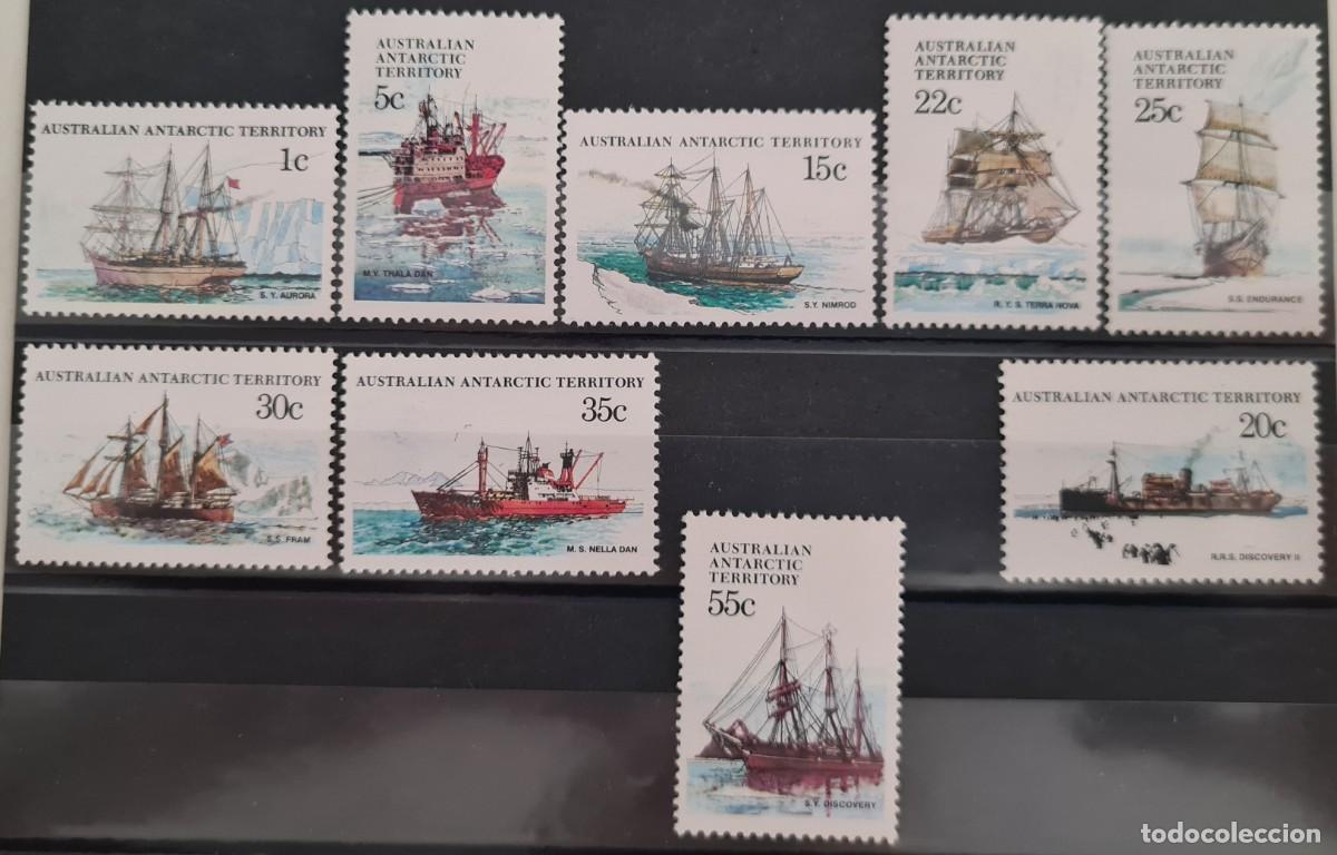Sellos: Serie de sellos nuevos del Territorio ant&aacute;rtico australiano 1979-80: Barcos (I)