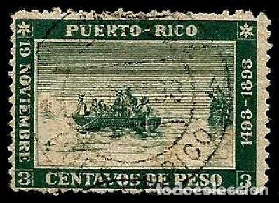 Francobolli: PUERTO RICO 1893 DESEMBARCO DE COLON