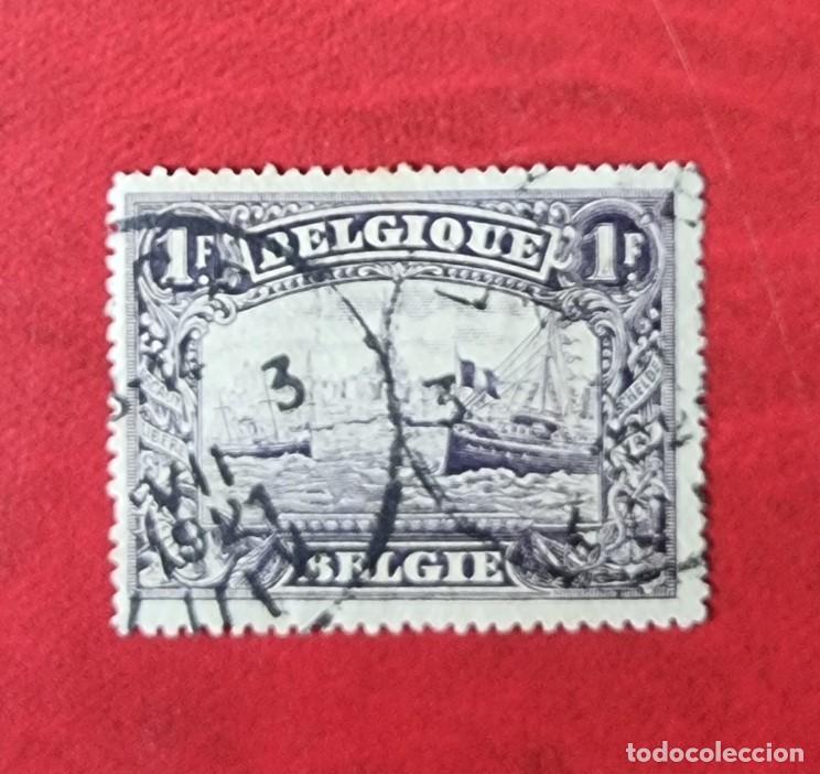 Briefmarken: SELLO USADO BELGICA 1915 BARCOS