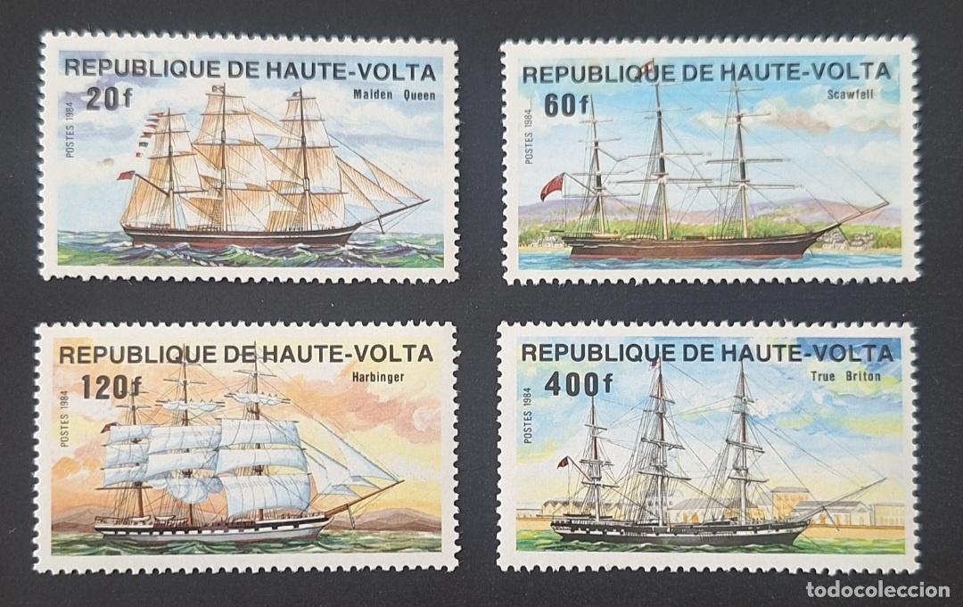 Sellos: Alto Volta 1984 Mi. 964-967 veleros barcos de vela